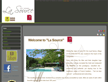 Tablet Screenshot of hoteldelasource.com